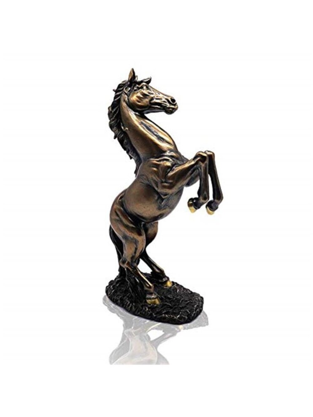 12 inch Standing Horse Resin Statue for Home Decor Animal Ornament